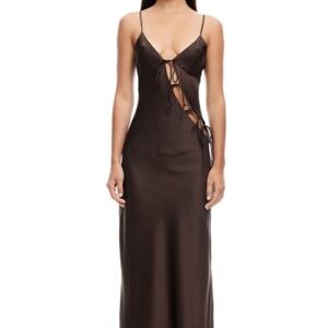Lioness Brown Maxi Dress